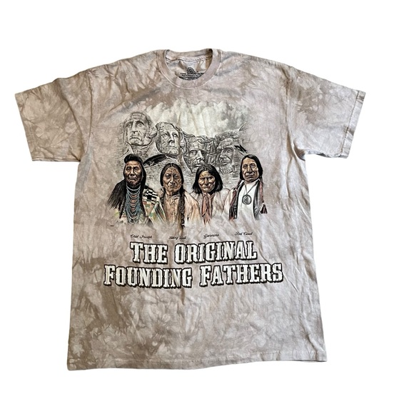 NWOT, Bundle of 2 The Mountain Founding Fathers Cotton Unisex T-Shirts, Sz L - Picture 6 of 10